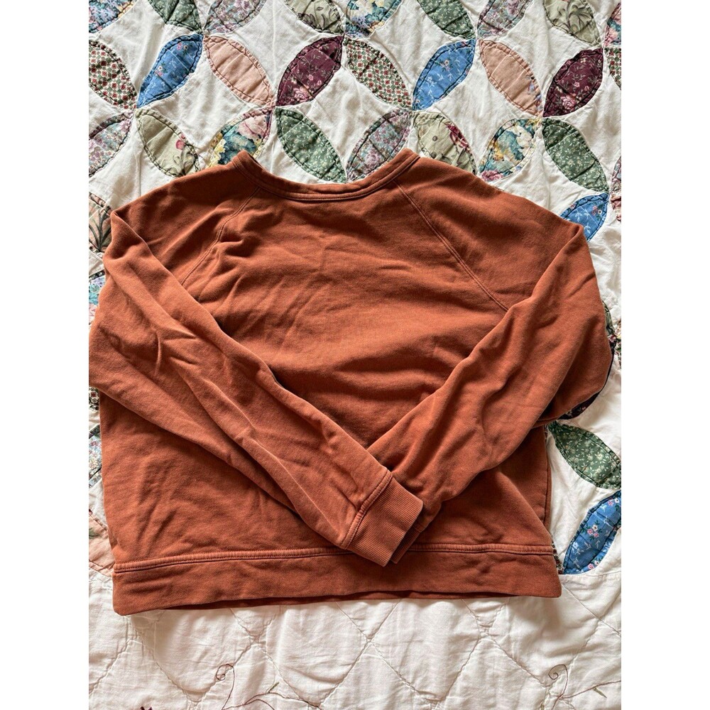 Universal Thread Women’s Brown Crewneck Raglan Cotton Sweatshirt, Size S